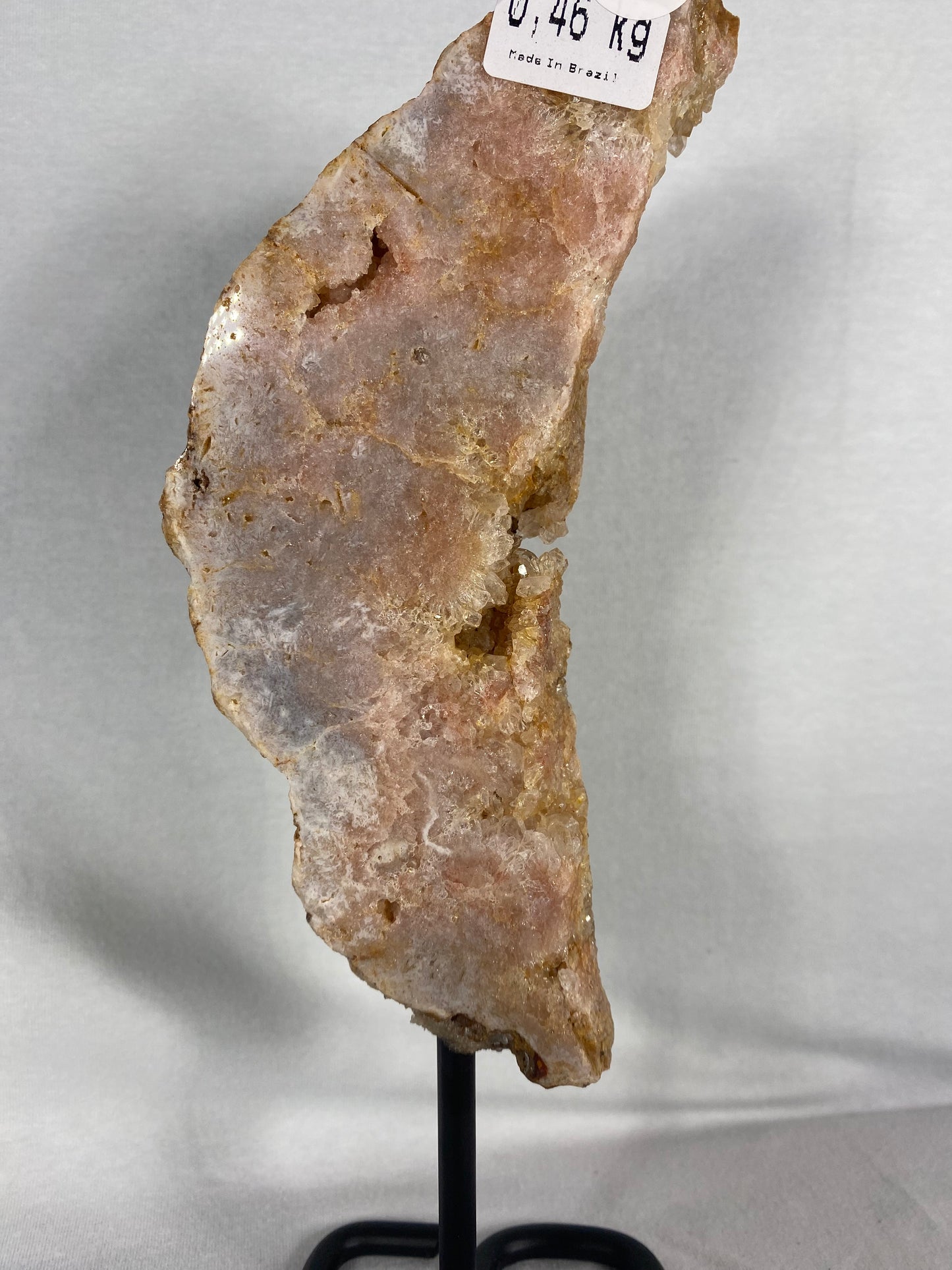 Brazilian Pink Amethyst Specimen On Stand (D)
