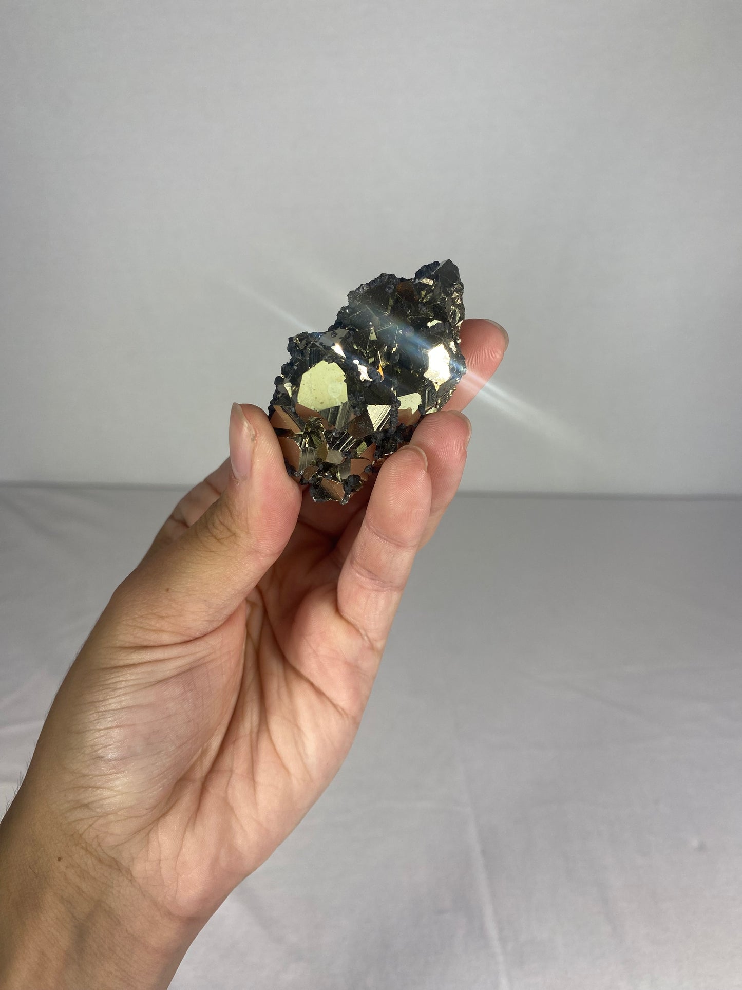 Peruvian Cubic Pyrite Specimen (L)
