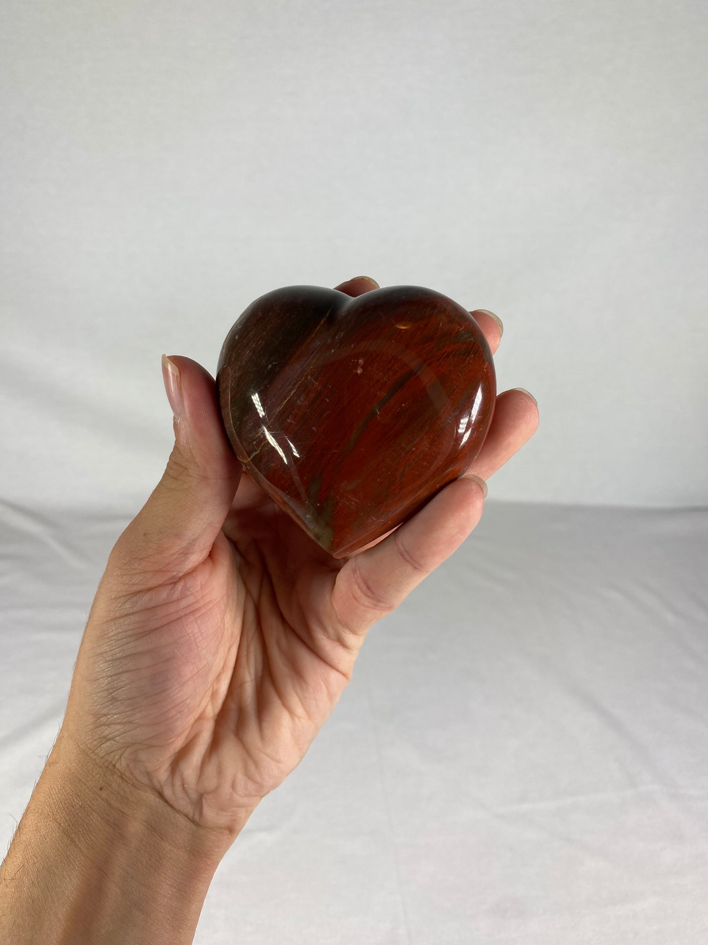 Madagascan Polished Jasper Heart (F)