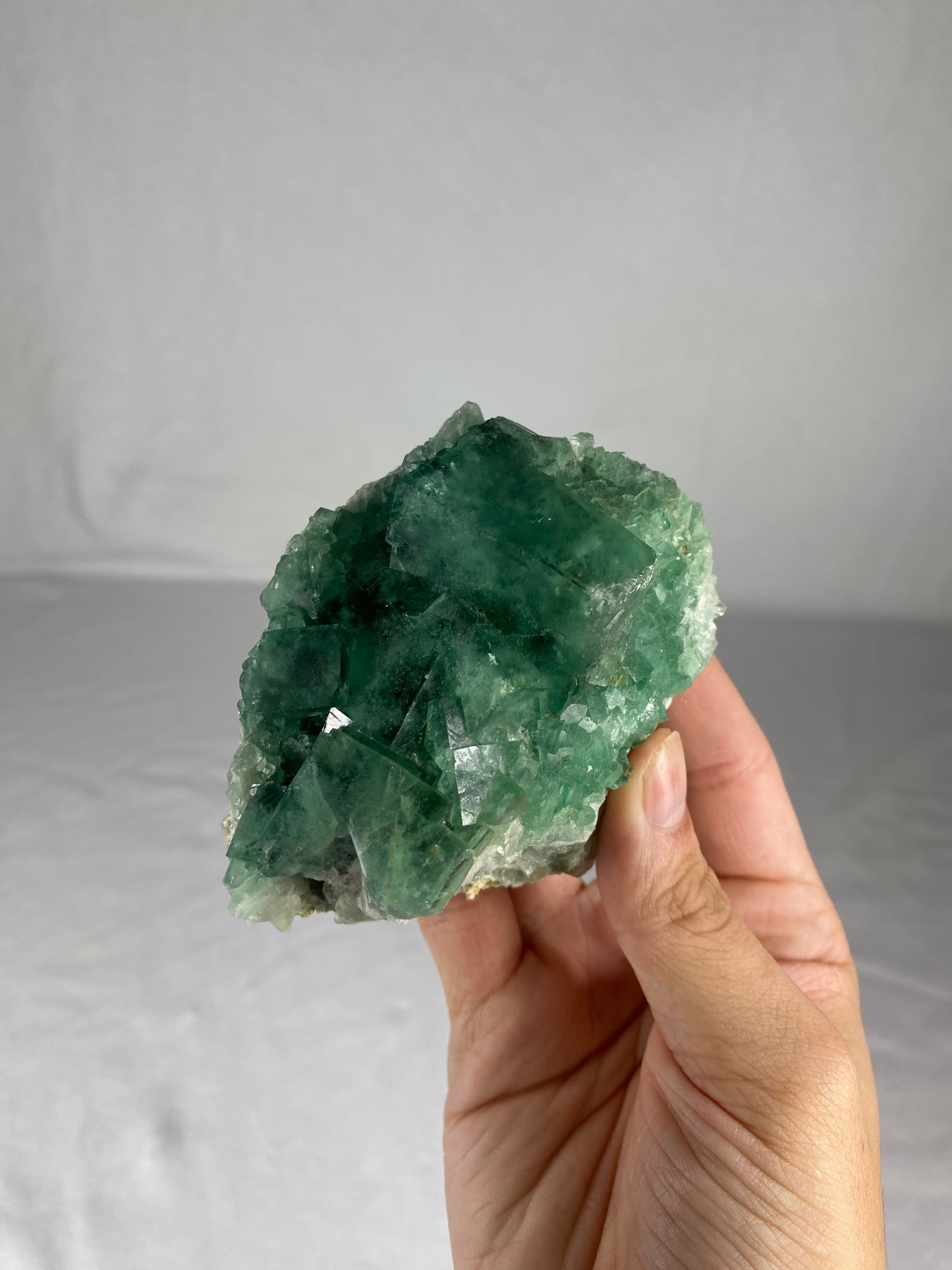 Madagascan Cubic Green Fluorite Specimen (P)