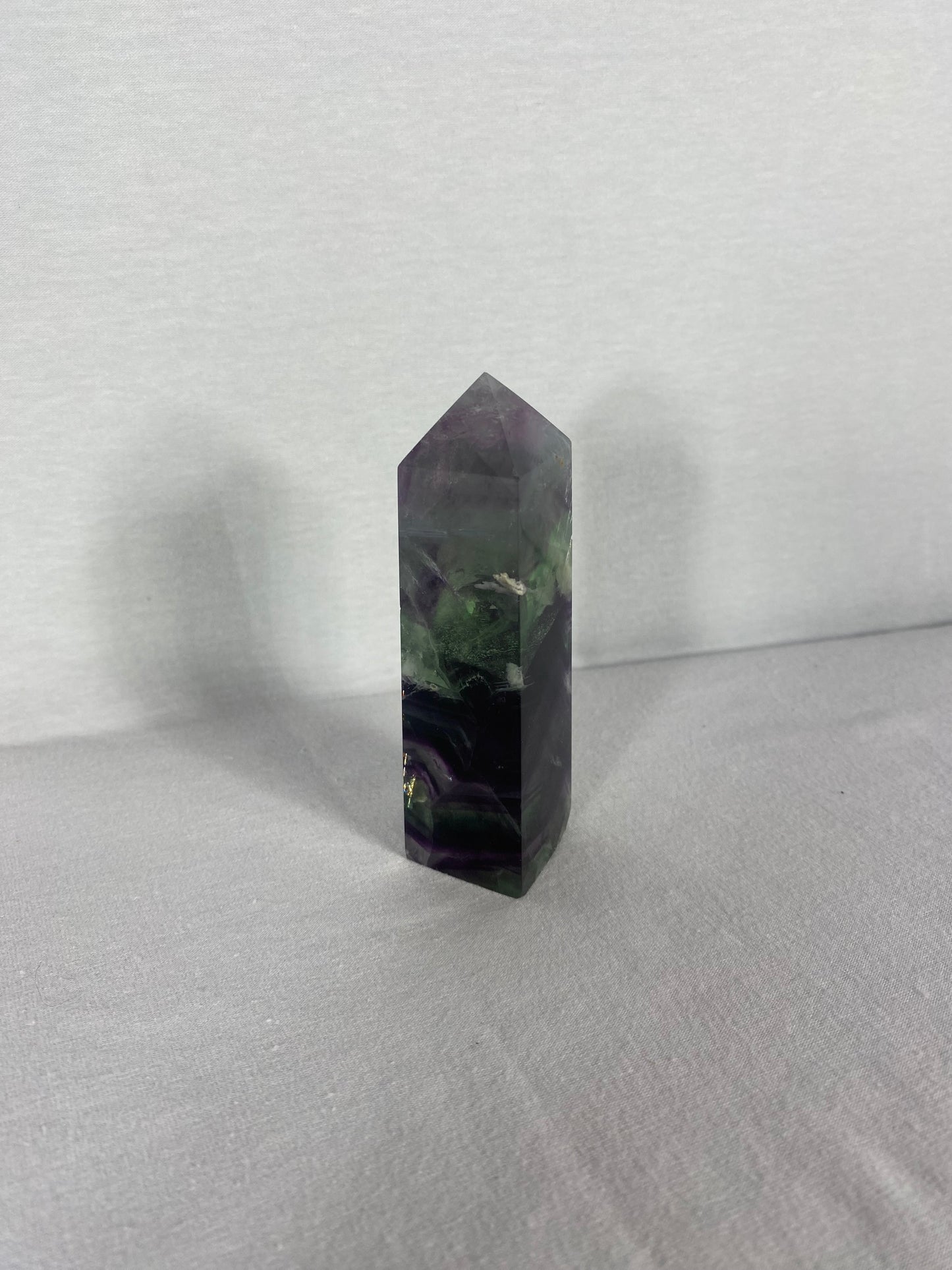 Chinese Polished Fluorite Tower (A)