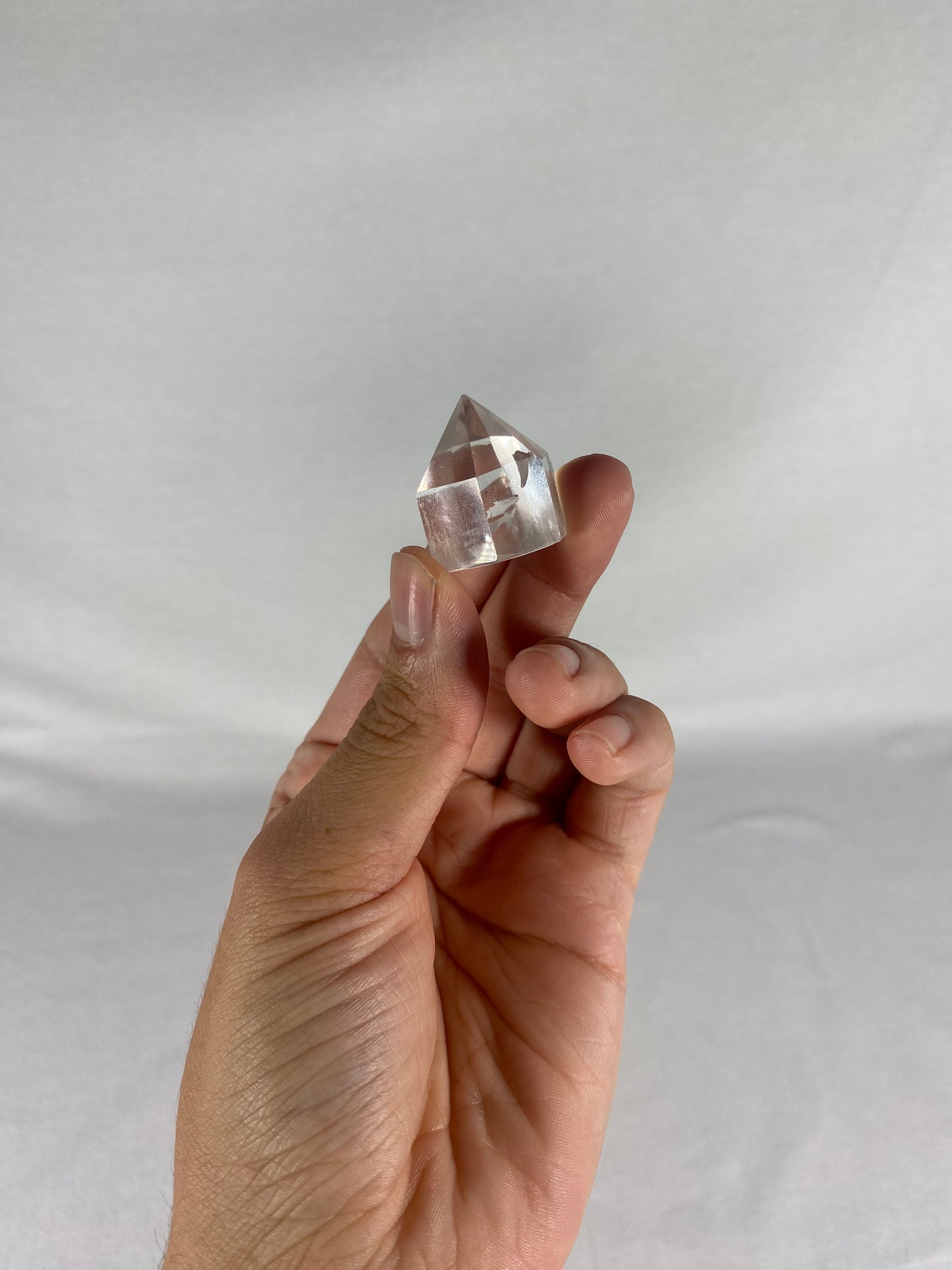 Chinese Polished Clear Quartz Tower (F)