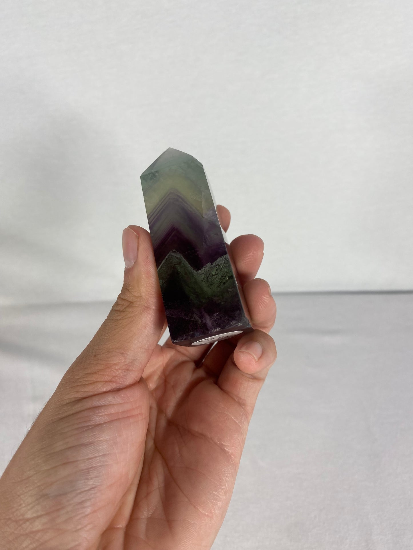 Chinese Polished Fluorite Tower (B)