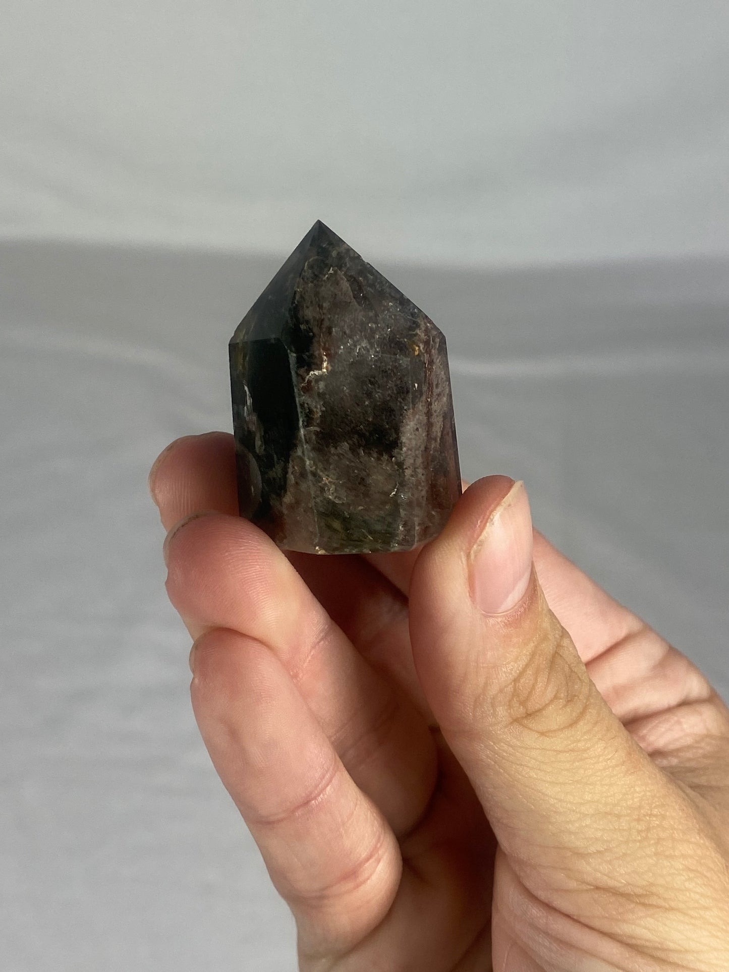 Madagascan Polished Garden Quartz Mini Tower (A)