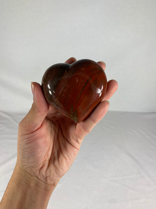 Madagascan Polished Jasper Heart (F)
