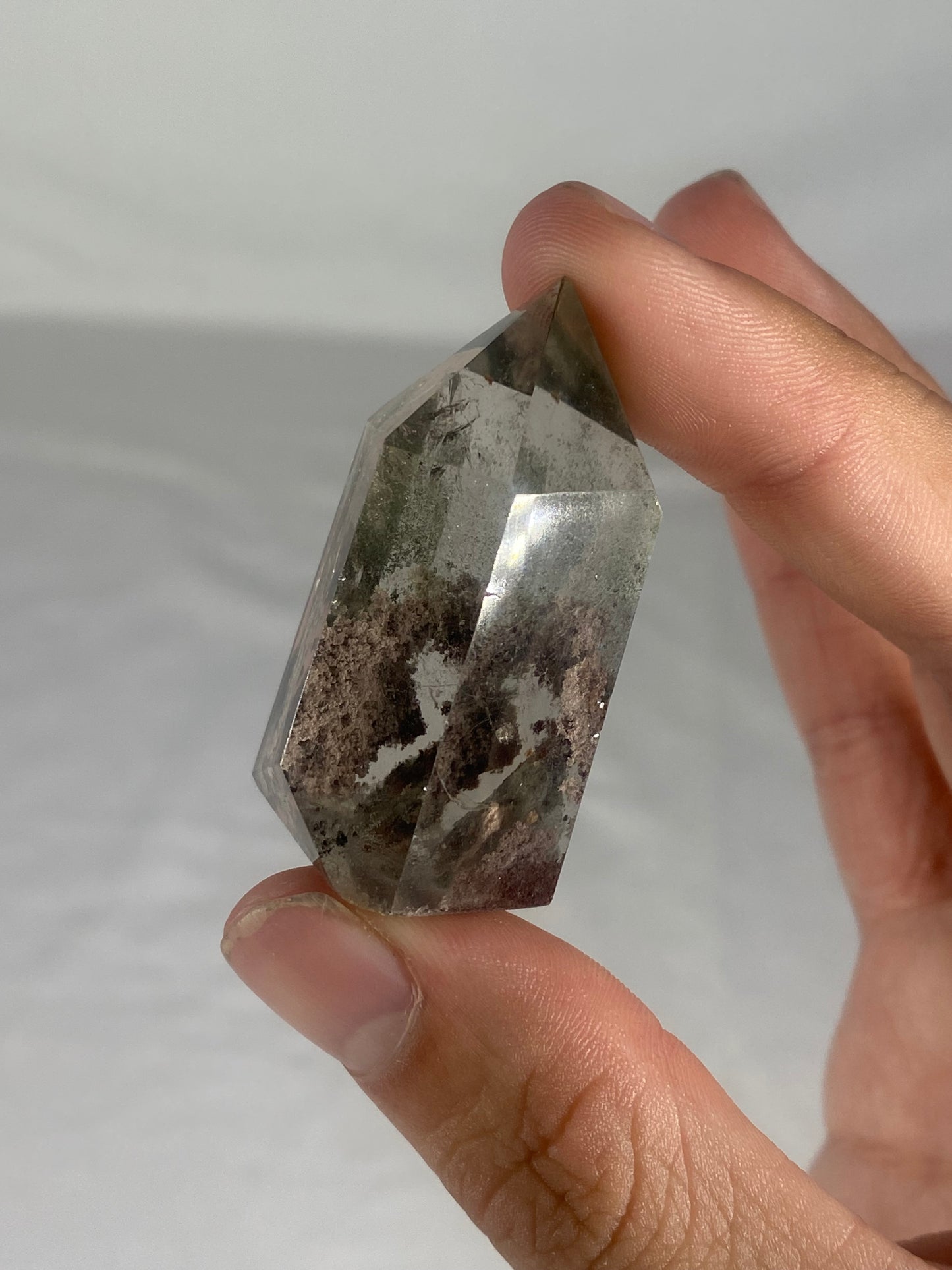 Madagascan Polished Garden Quartz Mini Tower (F)