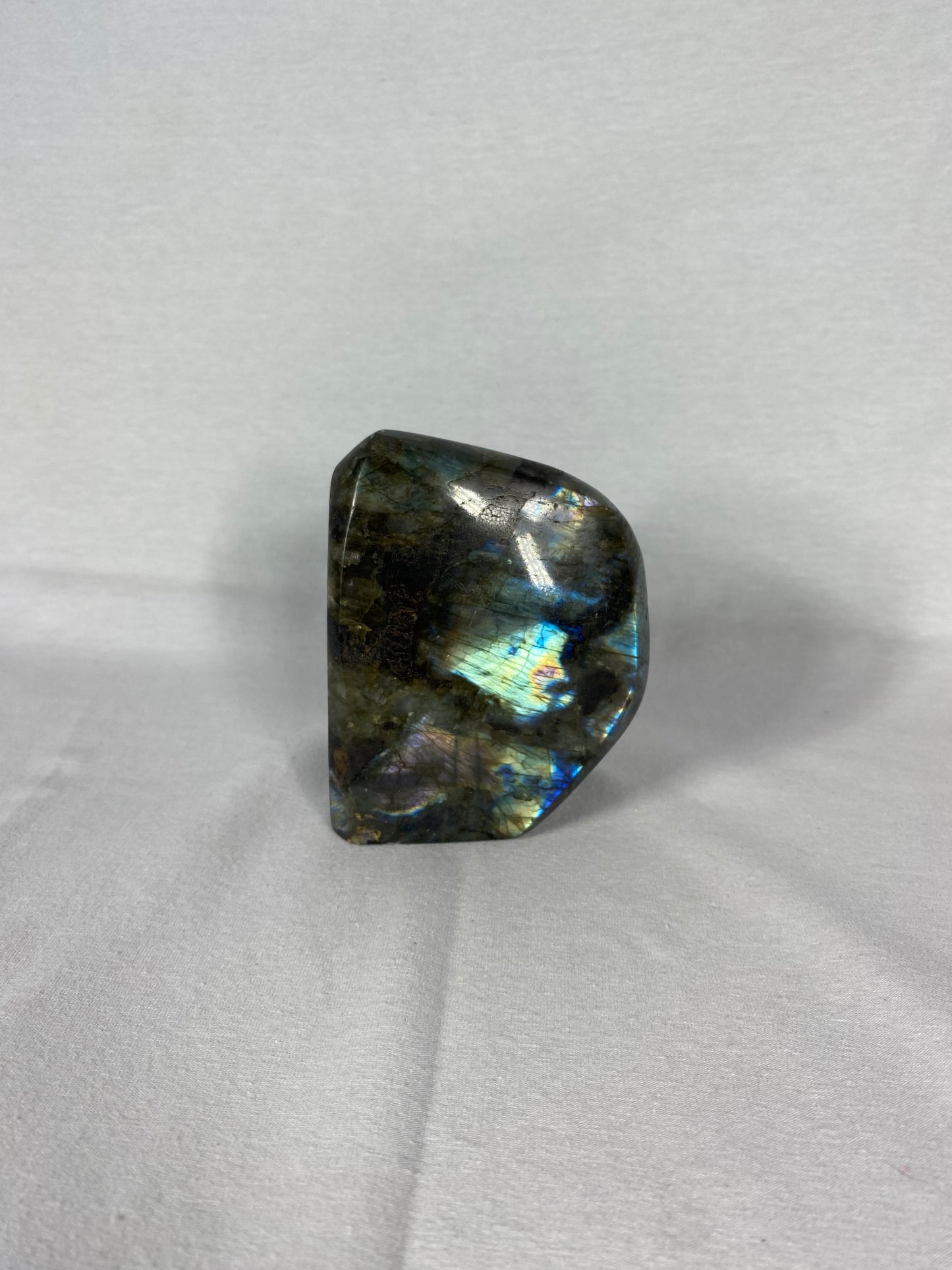 Madagascan Polished Labradorite Freeform Mountain (F)