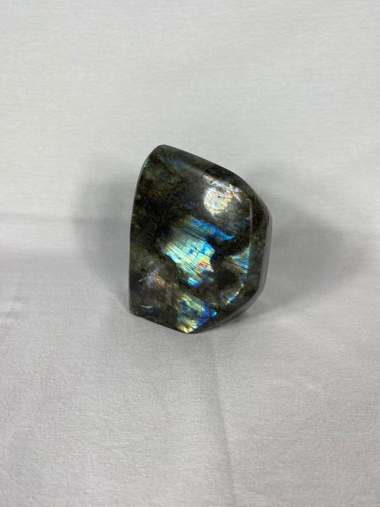 Madagascan Polished Labradorite Freeform Mountain (F)