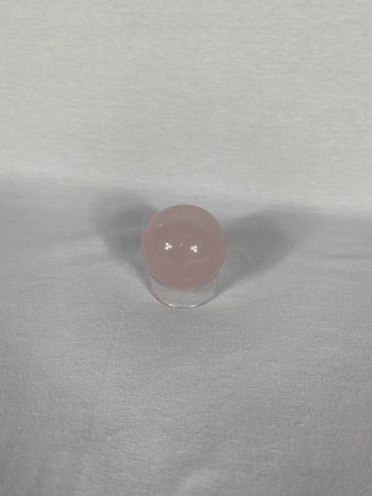 Madagascan Polished Rose Quartz Sphere (J)