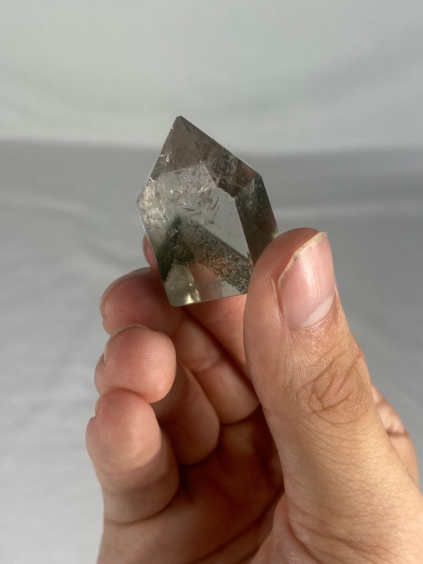 Madagascan Polished Garden Quartz Mini Tower (D)
