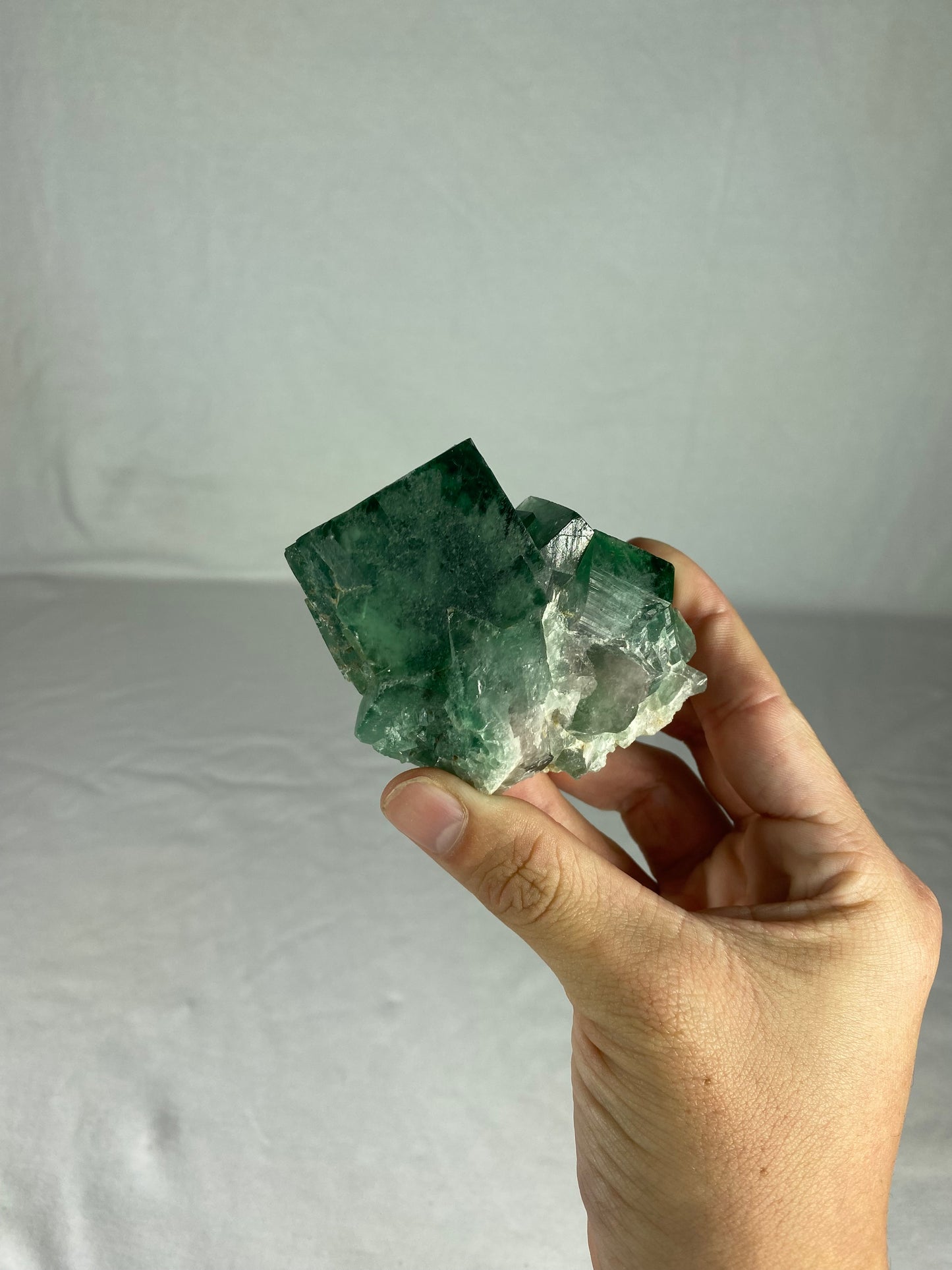 Madagascan Cubic Green Fluorite Specimen (A)