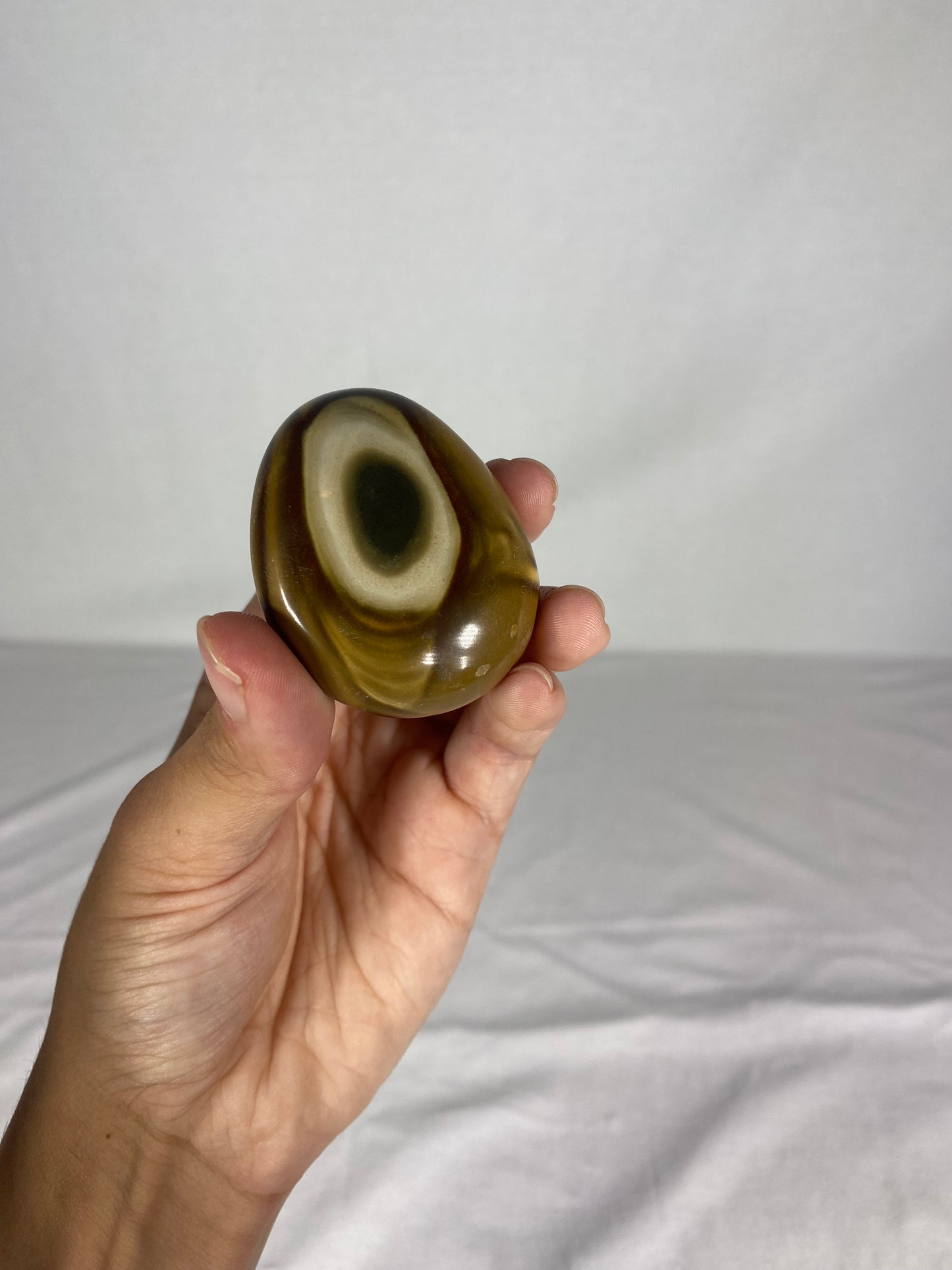 Madagascan Polished Jasper Palm Stone (N)