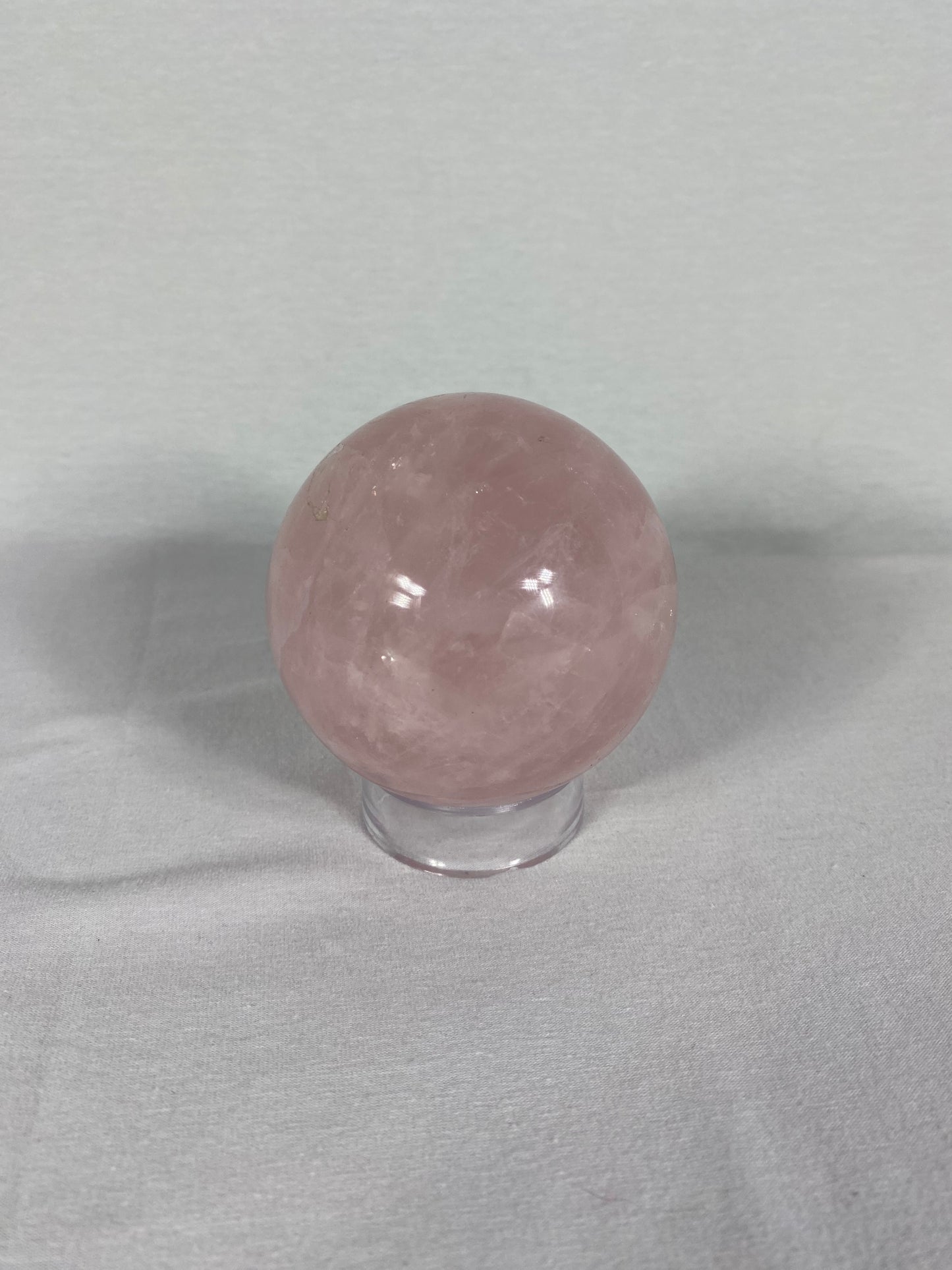 Madagascan Polished Rose Quartz Sphere (G)