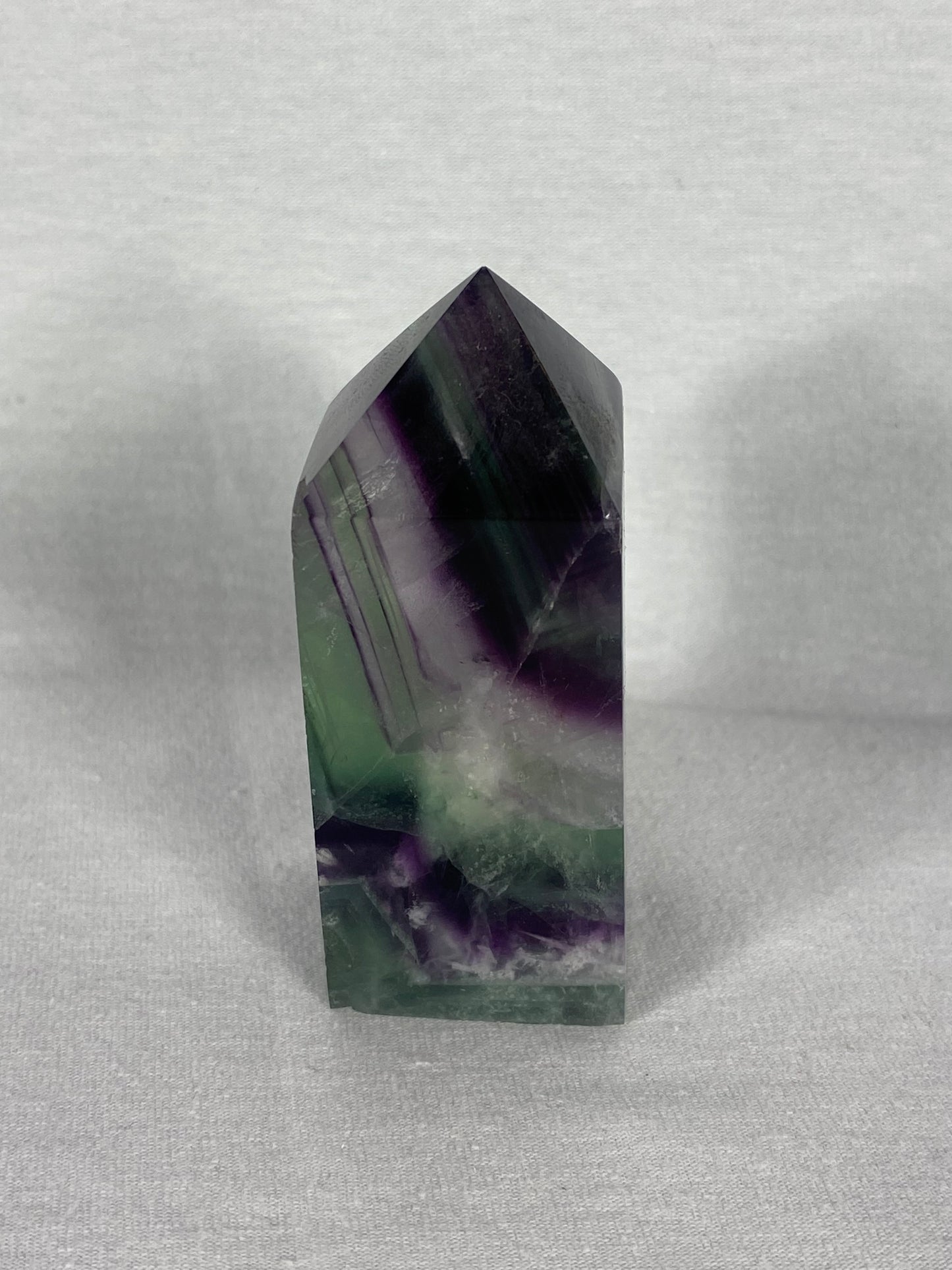Chinese Polished Fluorite Tower (C)