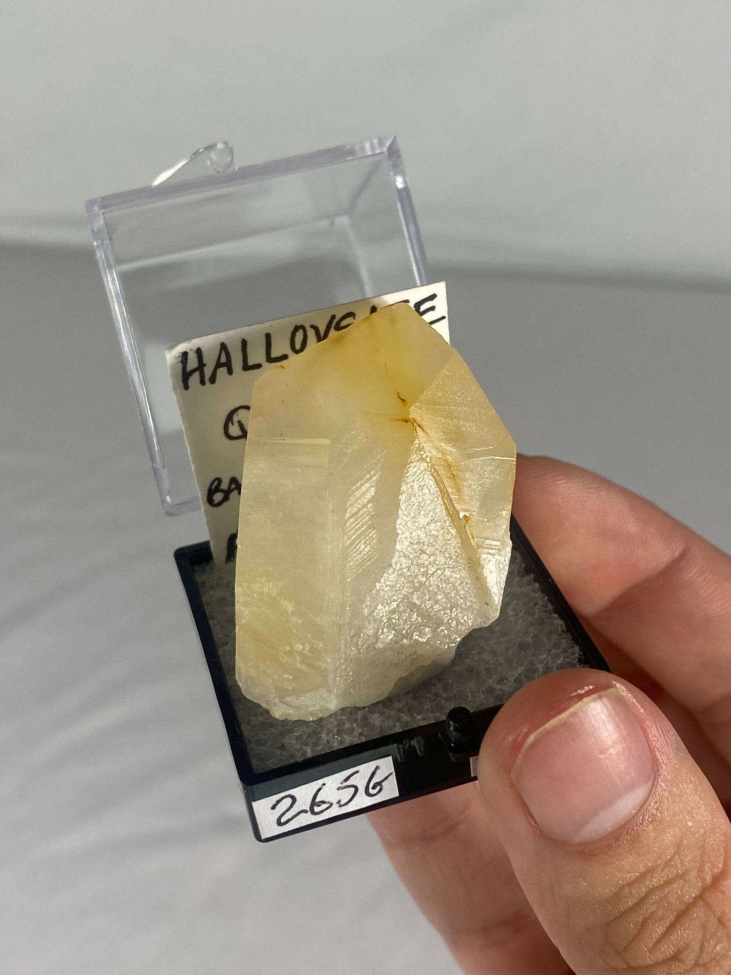 Pakistani Halloysite Quartz Thumbnail Specimen (Pre-Done K)