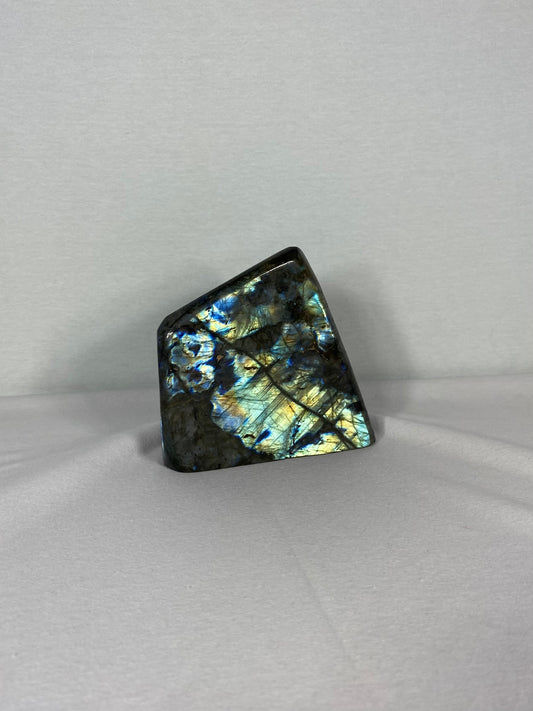 Madagascan Polished Labradorite Freeform Mountain (C)