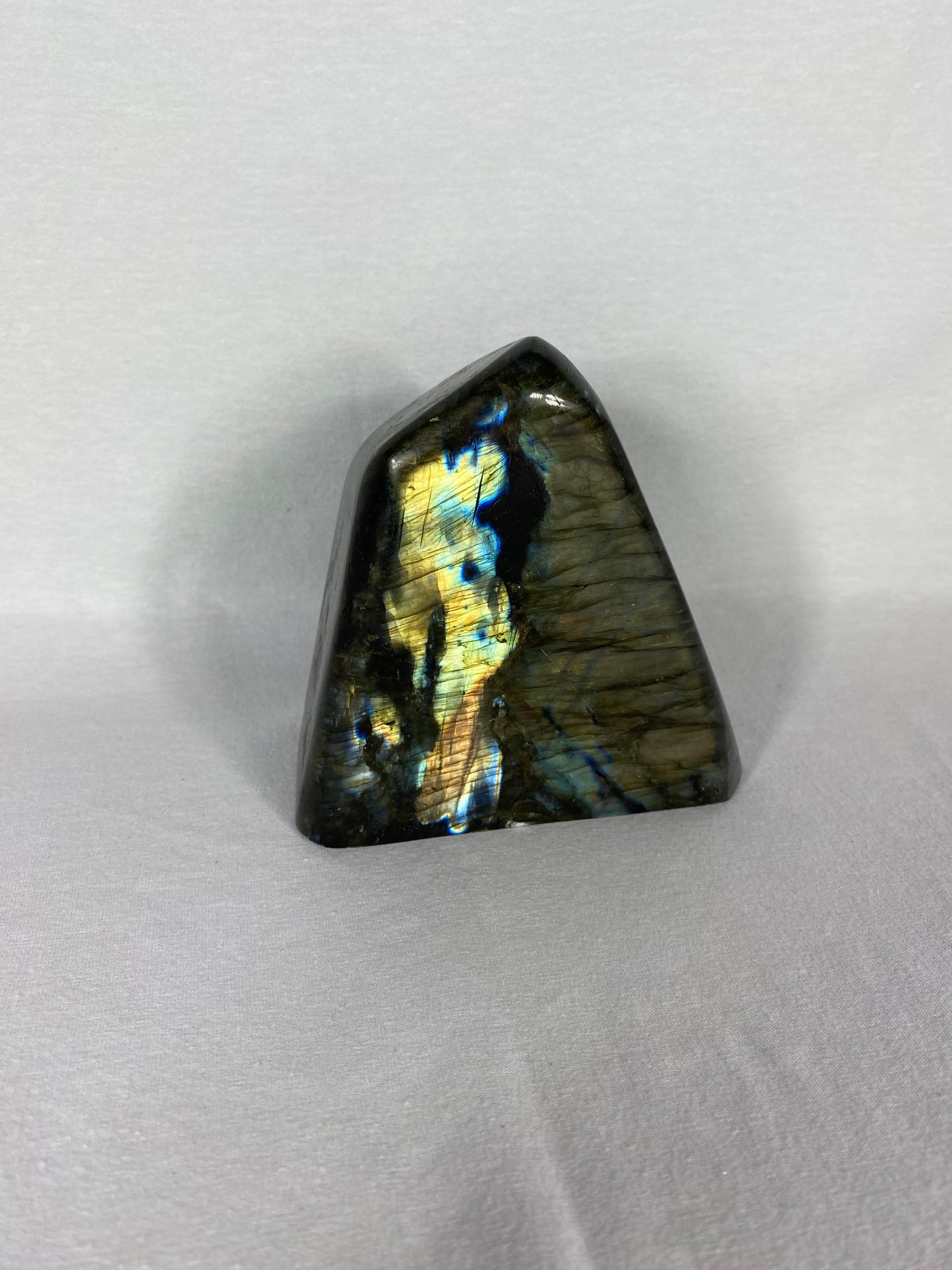 Madagascan Polished Labradorite Freeform Mountain (D)