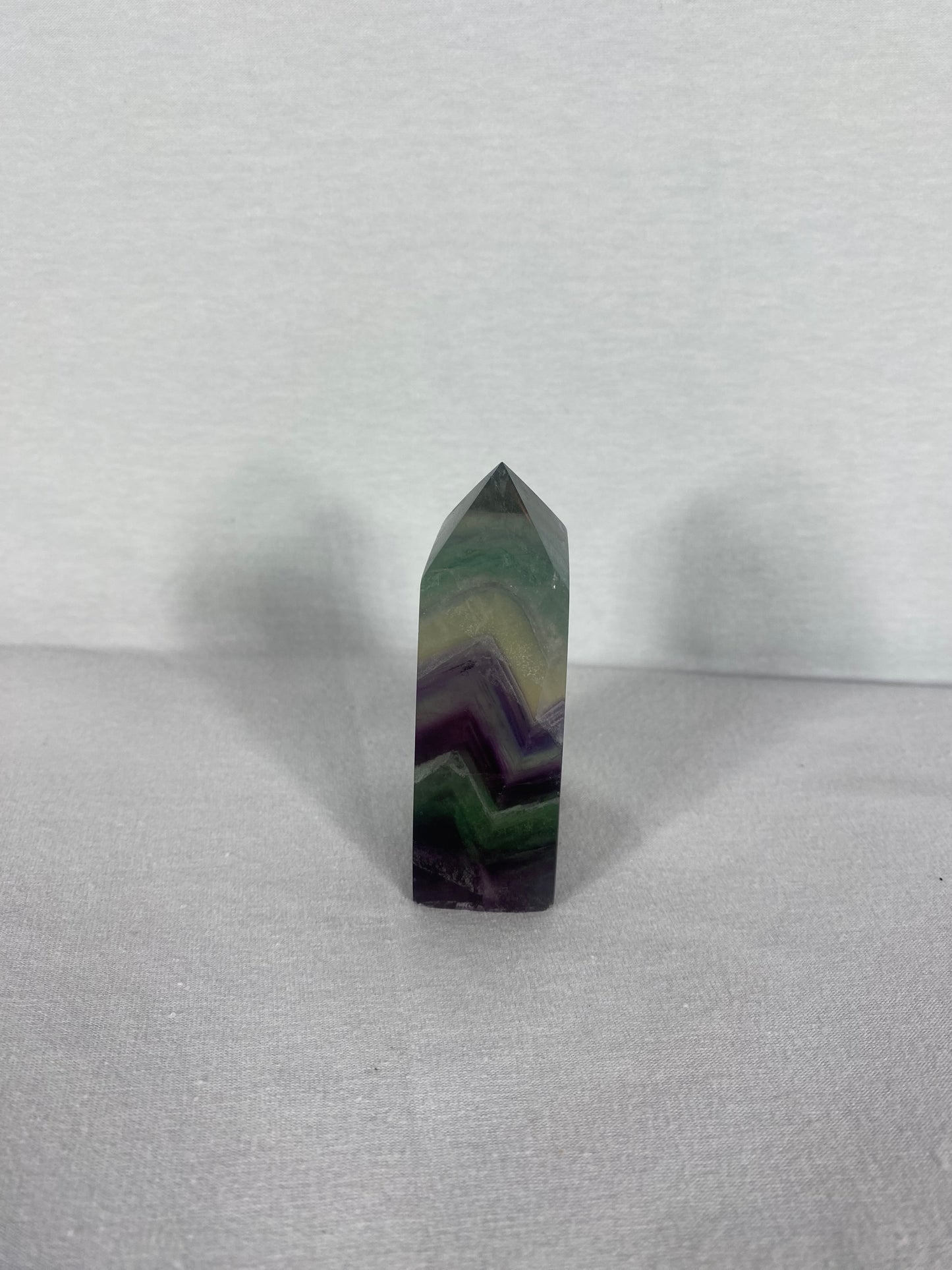 Chinese Polished Fluorite Tower (B)
