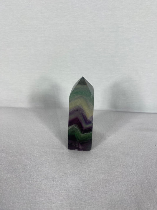 Chinese Polished Fluorite Tower (B)
