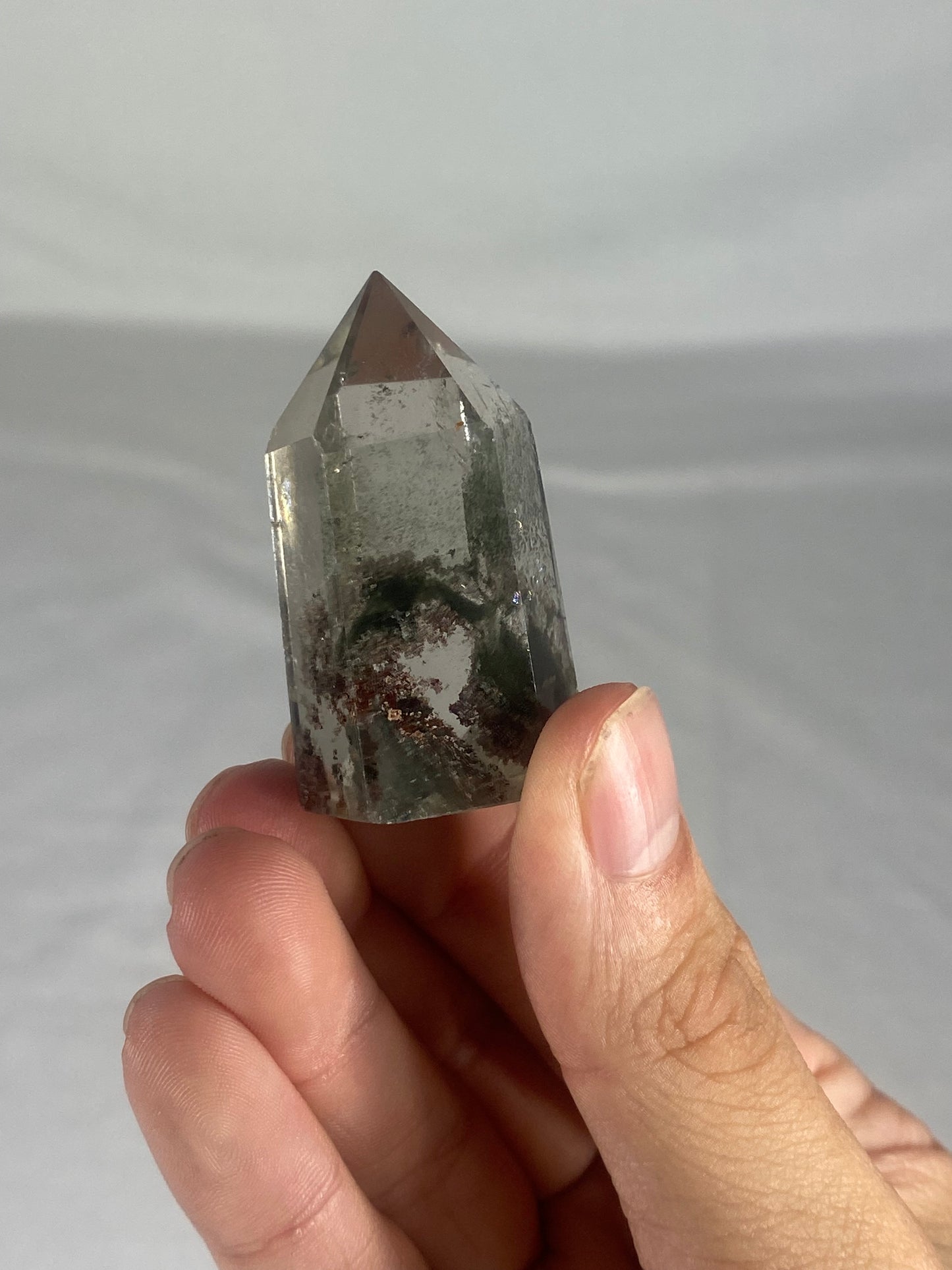 Madagascan Polished Garden Quartz Mini Tower (F)