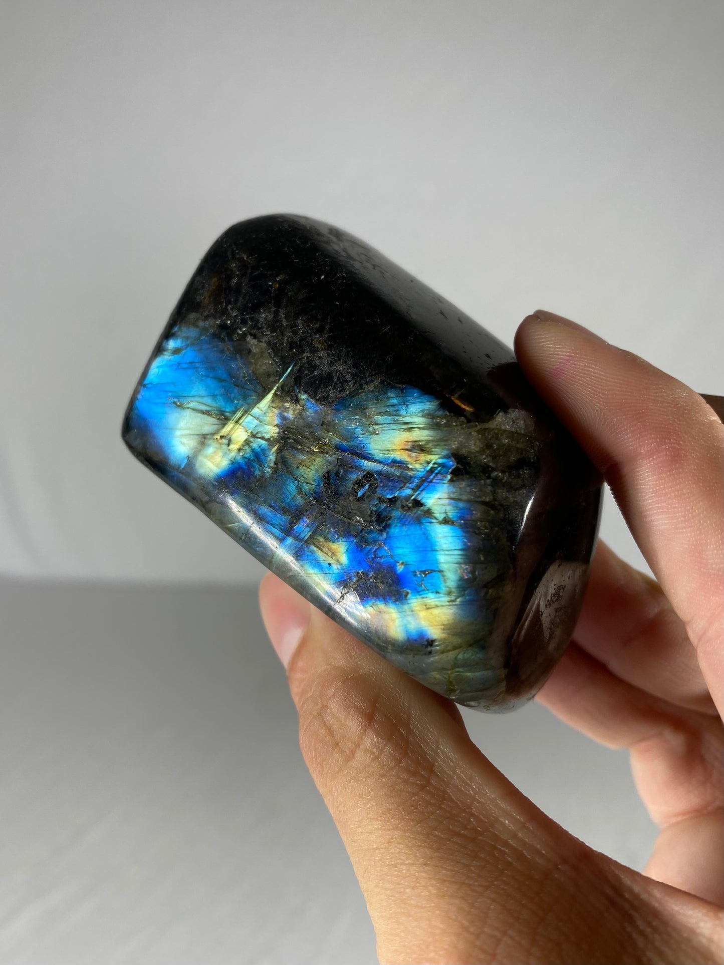 Madagascan Polished Labradorite Freeform Mountain (Small P)