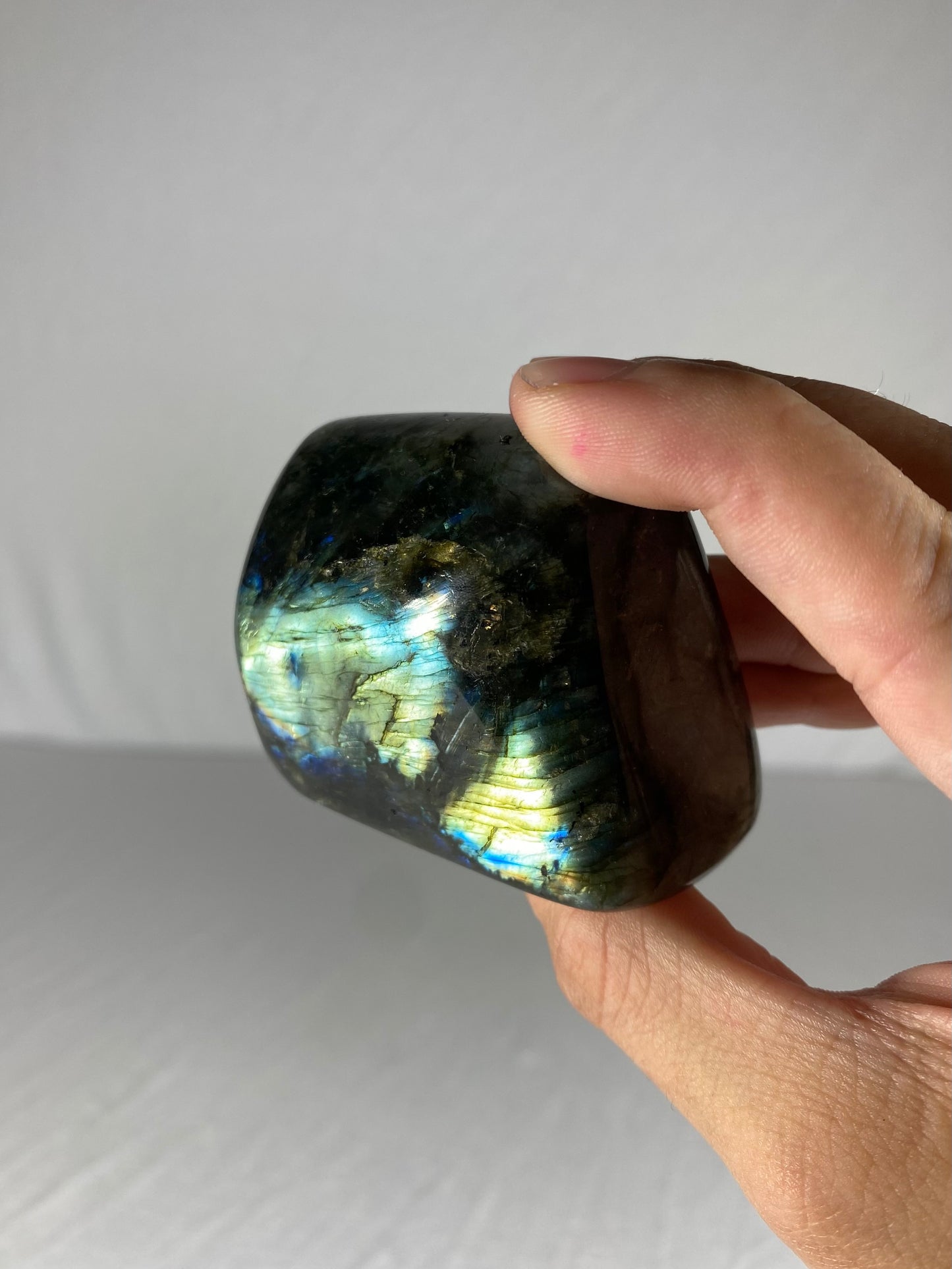 Madagascan Polished Labradorite Freeform Mountain (Small B)