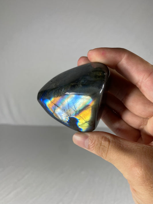 Madagascan Polished Labradorite Freeform Mountain (Small N)