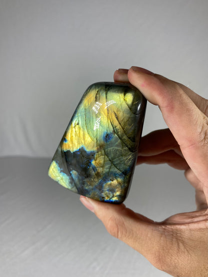 Madagascan Polished Labradorite Freeform Mountain (Small G)