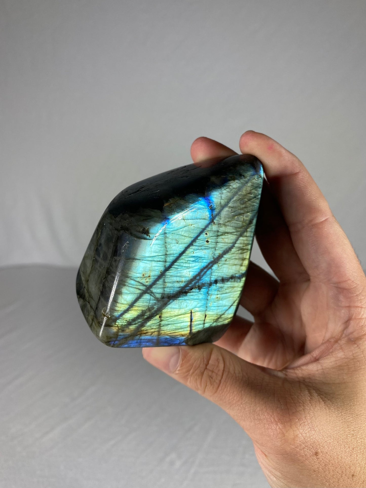 Madagascan Polished Labradorite Freeform Mountain (Small H)