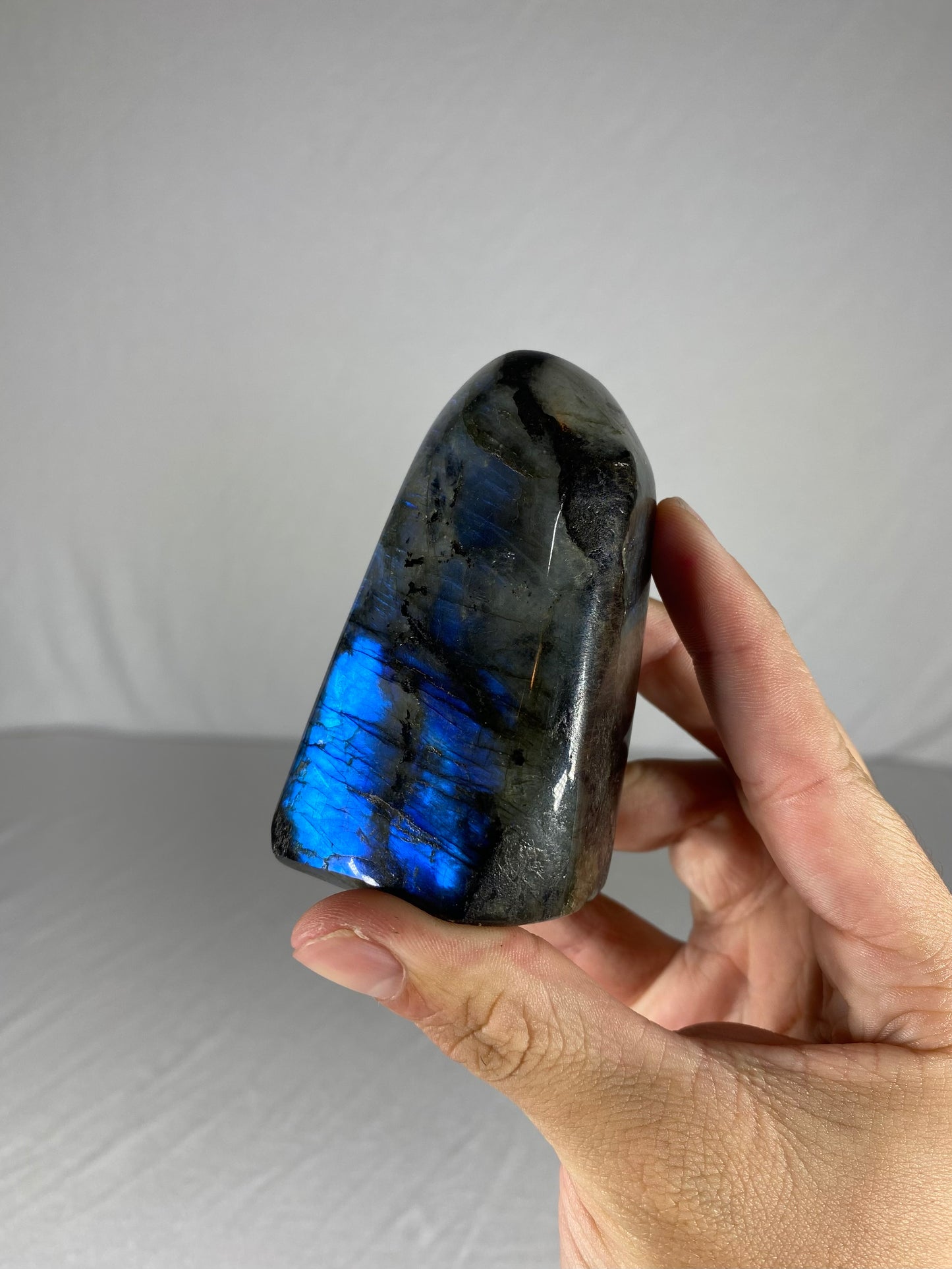 Madagascan Polished Labradorite Freeform Mountain (Small I)