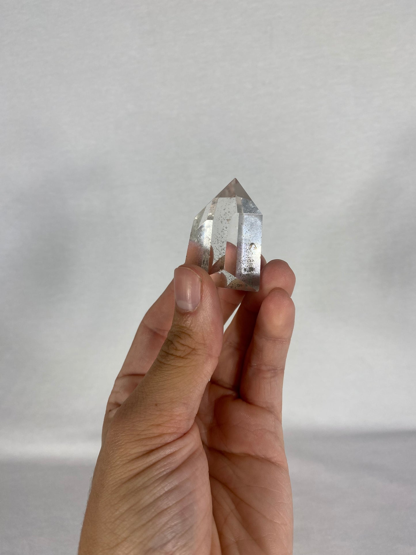 Chinese Polished Clear Quartz Tower (C)
