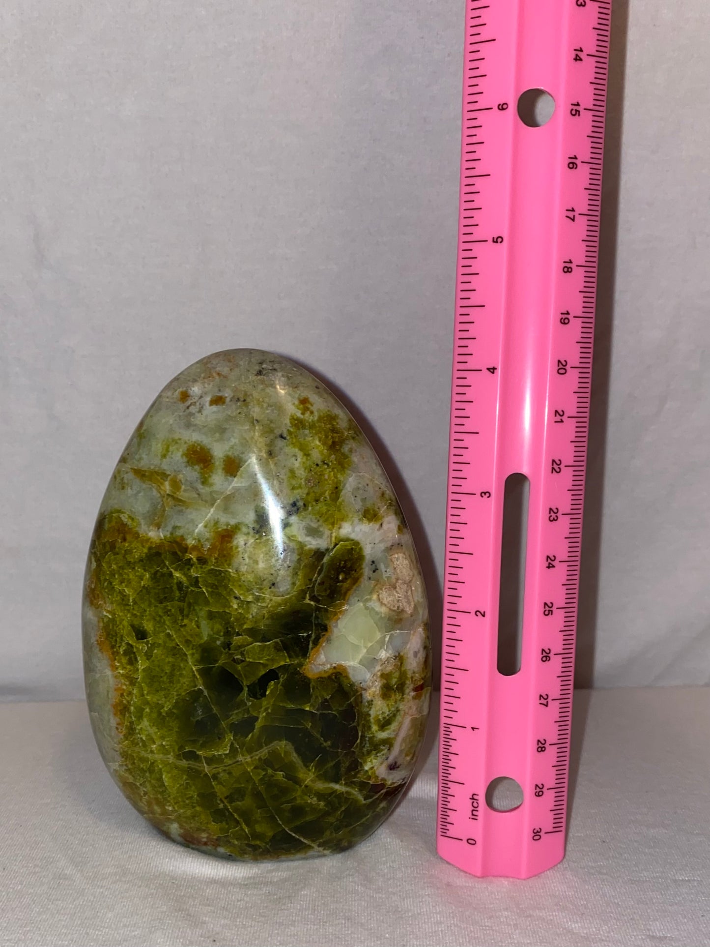 Madagascan Polished Green Opal Mountain (H1)