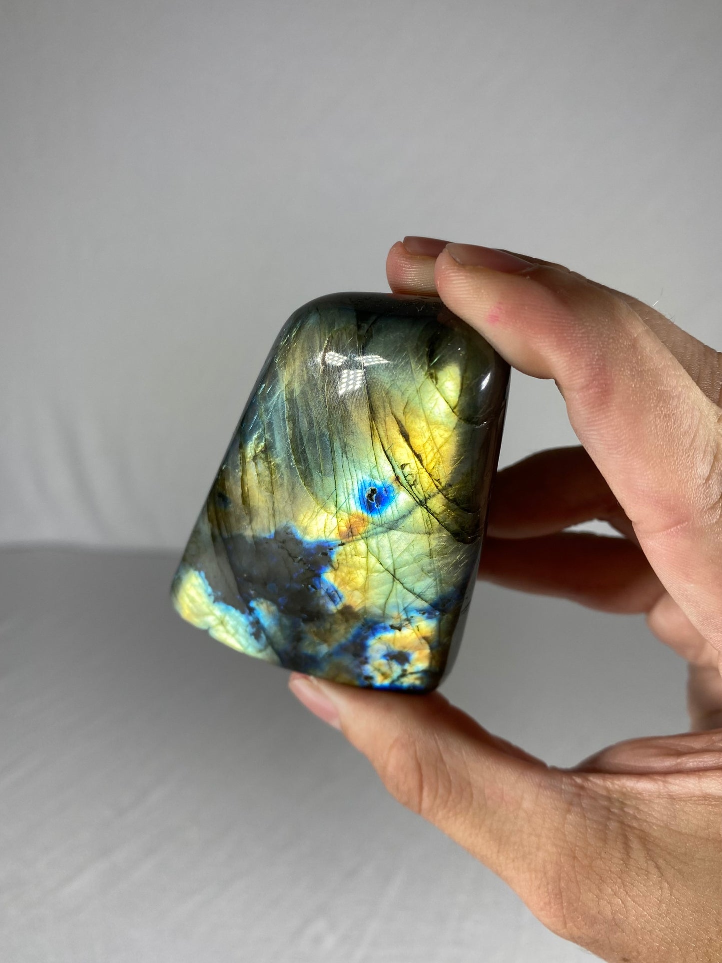 Madagascan Polished Labradorite Freeform Mountain (Small G)