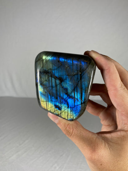 Madagascan Polished Labradorite Freeform Mountain (Small E)