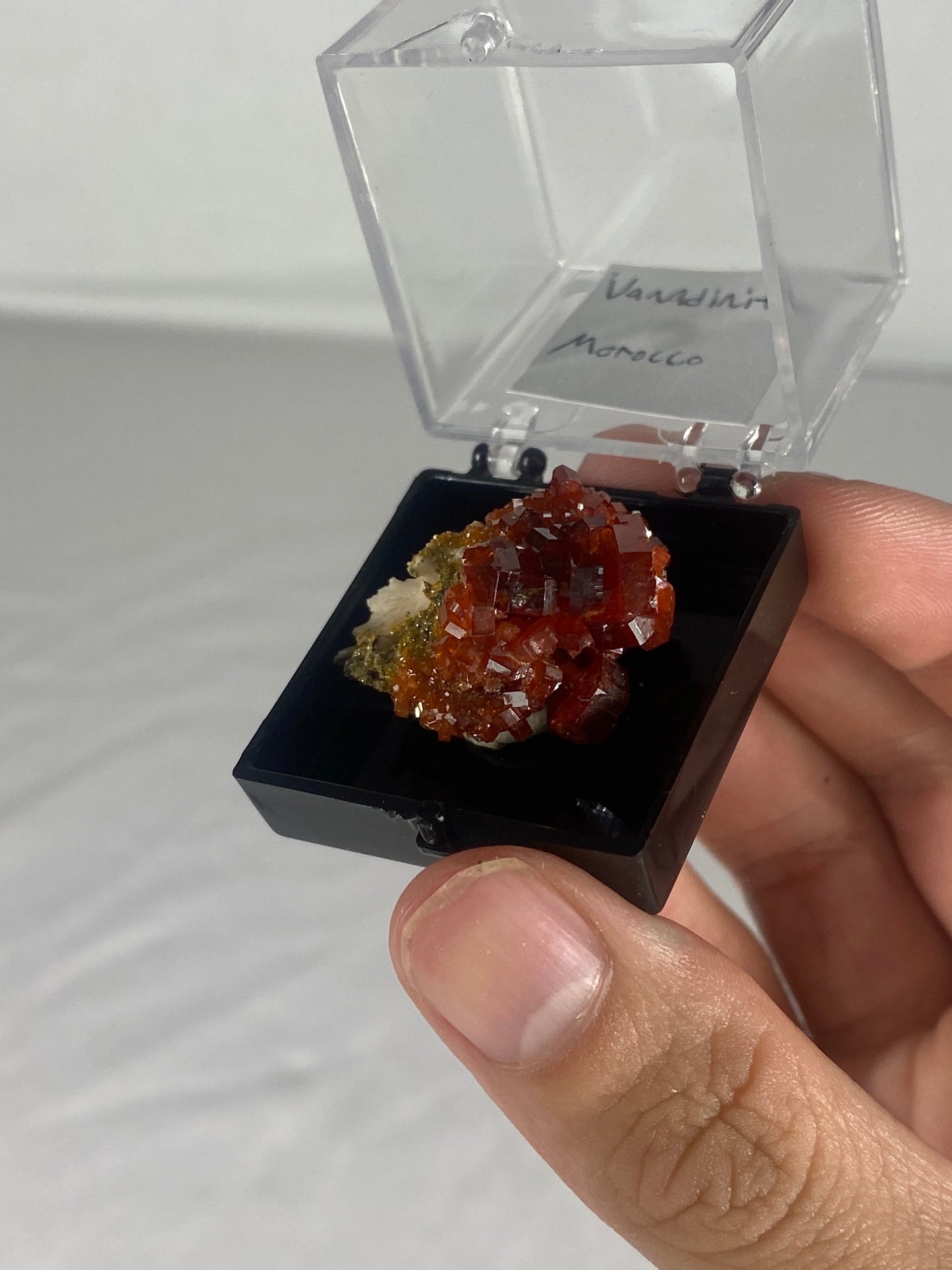 Moroccan Vanadinite Thumbnail Specimen (Small B)