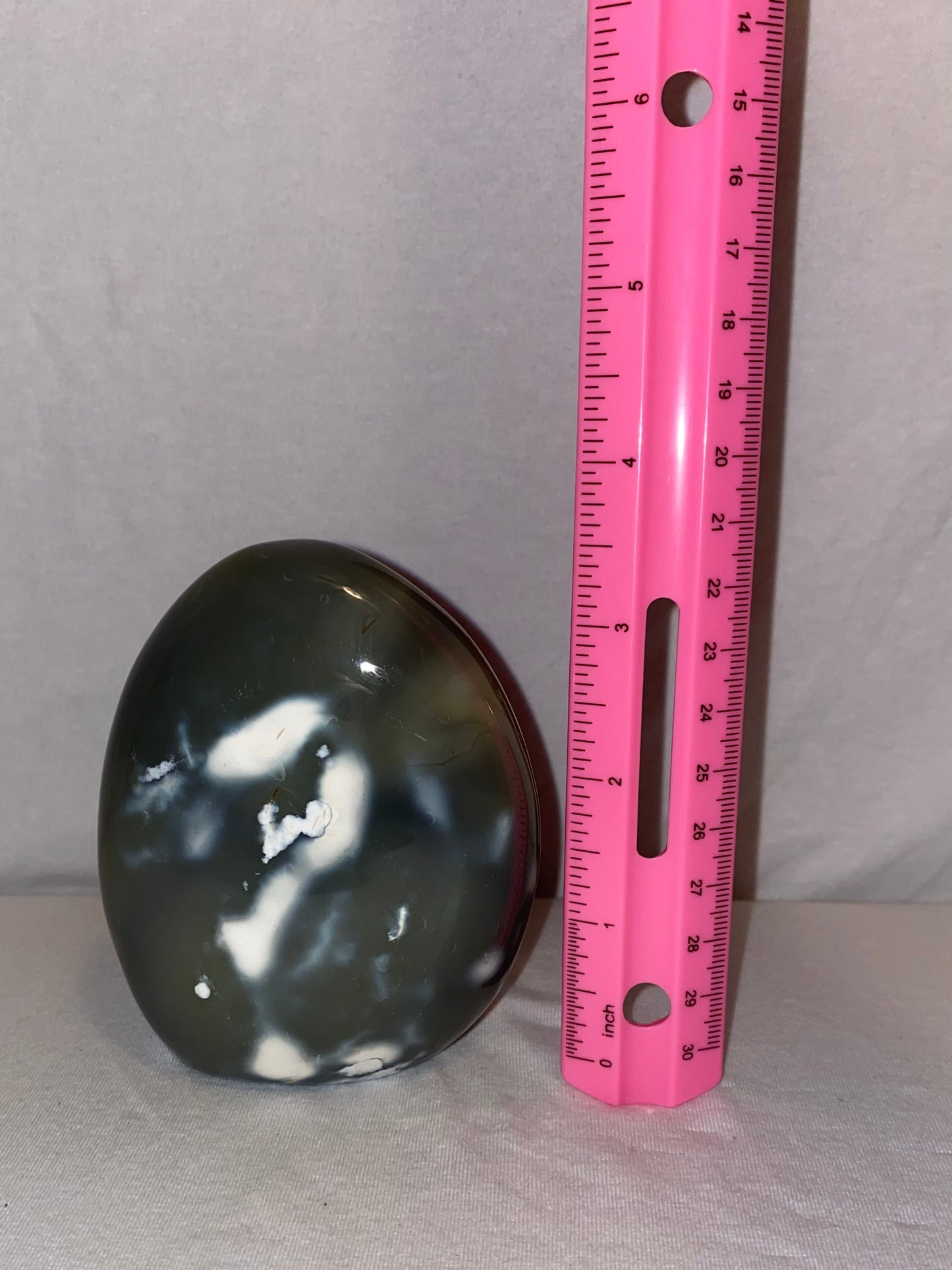 Madagascan Polished Orca Agate Mountain (I1)