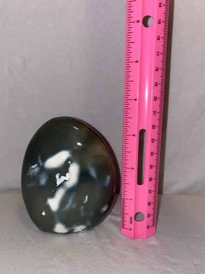 Madagascan Polished Orca Agate Mountain (I1)