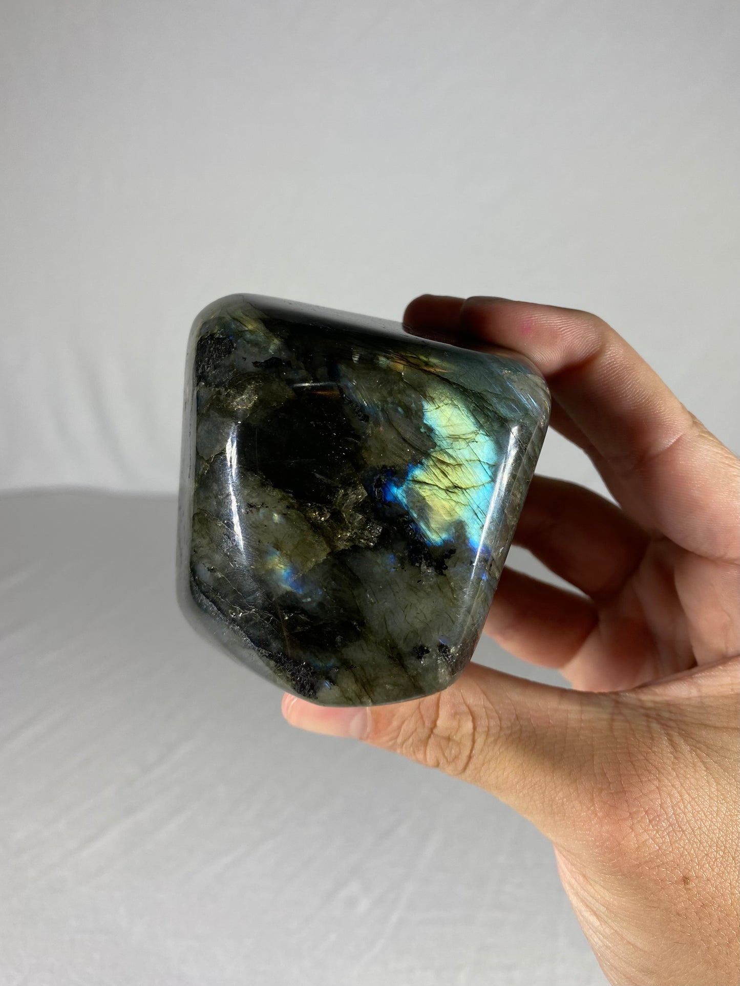 Madagascan Polished Labradorite Freeform Mountain (Small E)