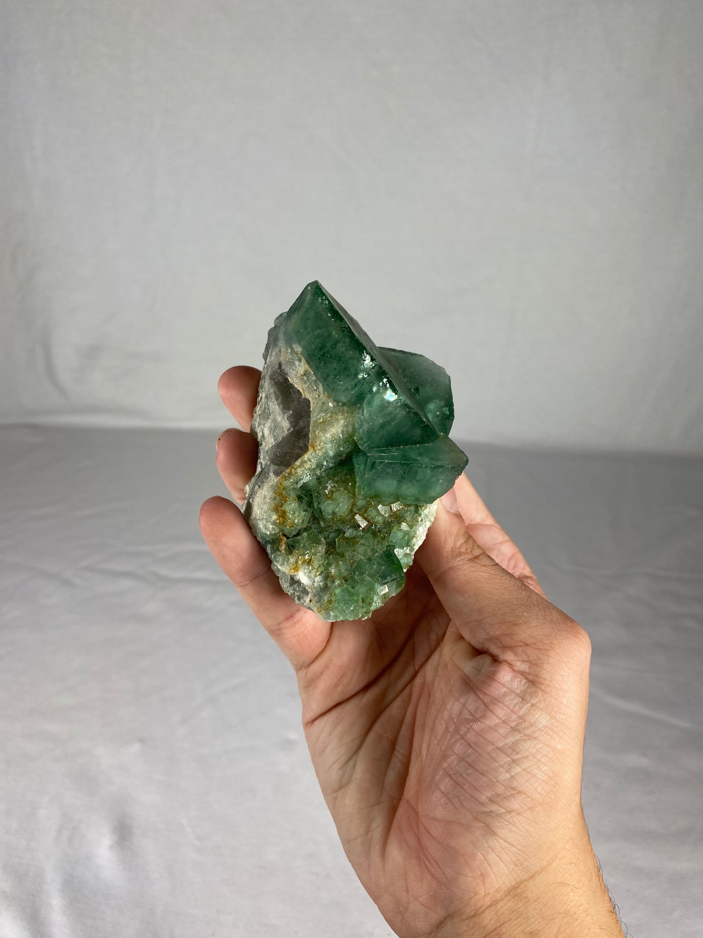 Madagascan Cubic Green Fluorite Specimen (J)