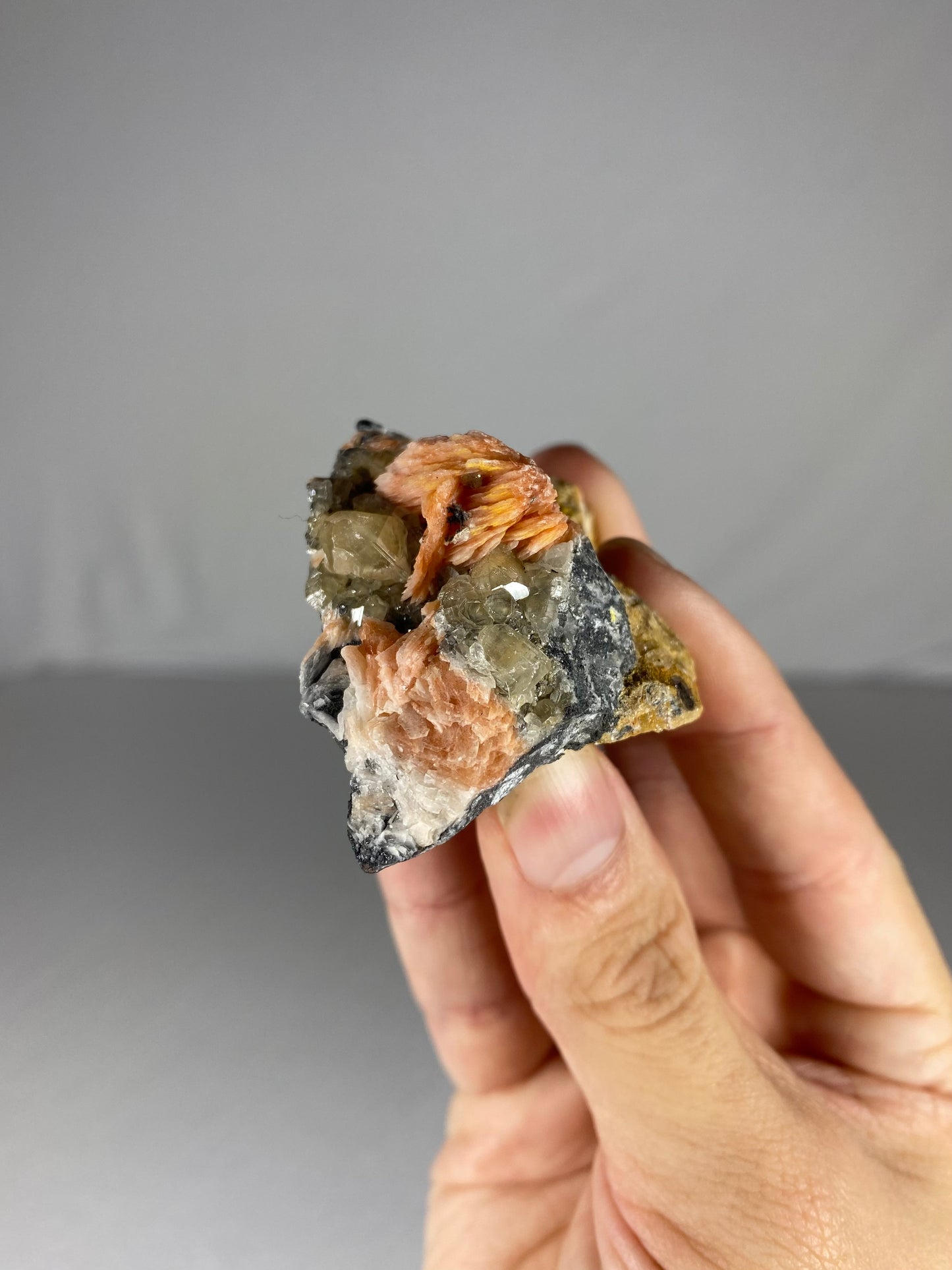 Moroccan Barite W/ Galena & Cerussite Specimen (E)