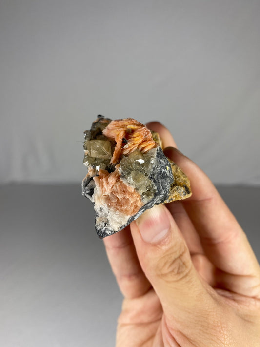 Moroccan Barite W/ Galena & Cerussite Specimen (E)
