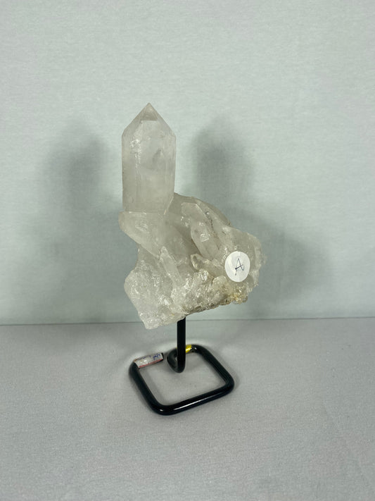 Brazilian Quartz Specimen On Stand (A)