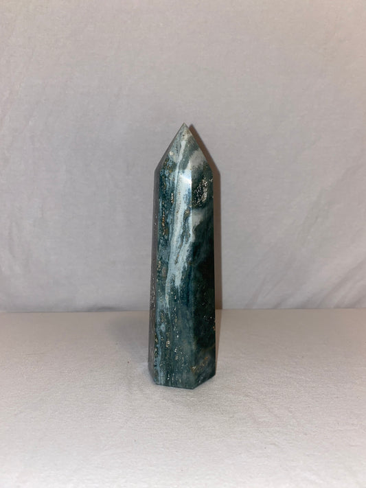 Madagascan Polished Ocean Jasper Tower (H)