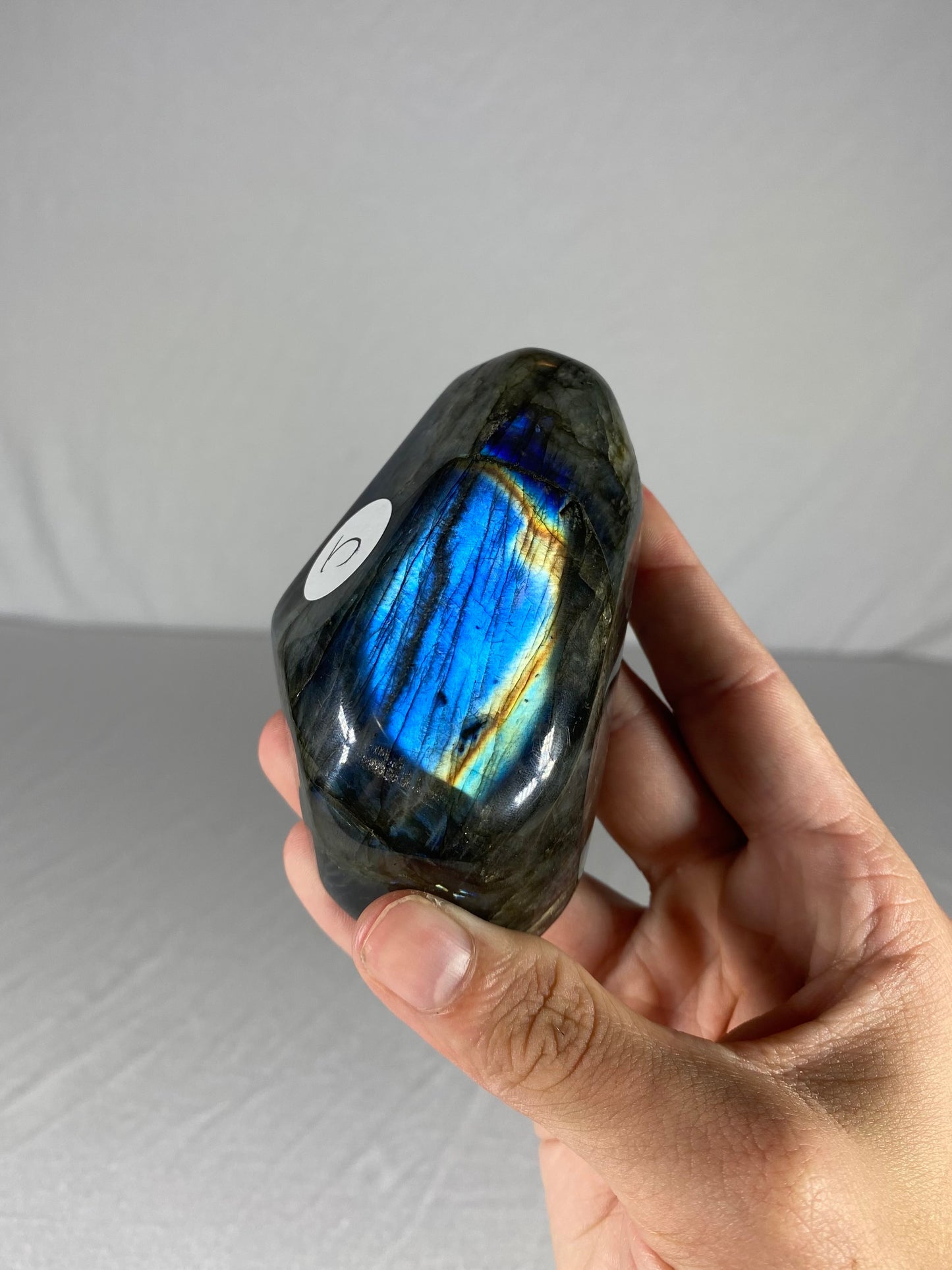 Madagascan Polished Labradorite Freeform Mountain (Small J)