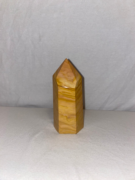 Madagascan Polished Polychrome Jasper Tower (K)