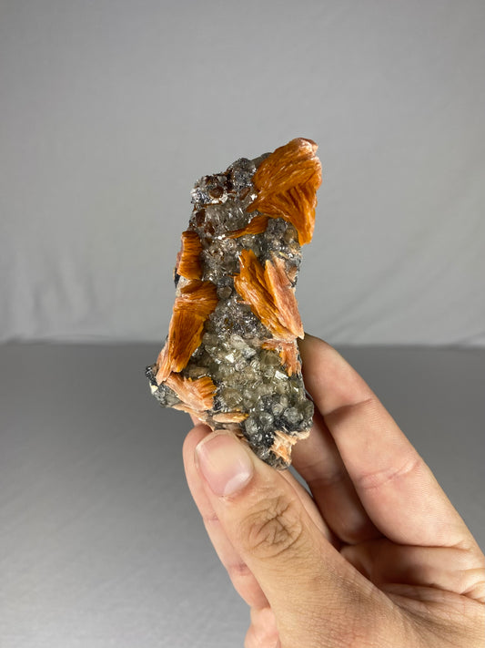 Moroccan Barite W/ Galena & Cerussite Specimen (G)