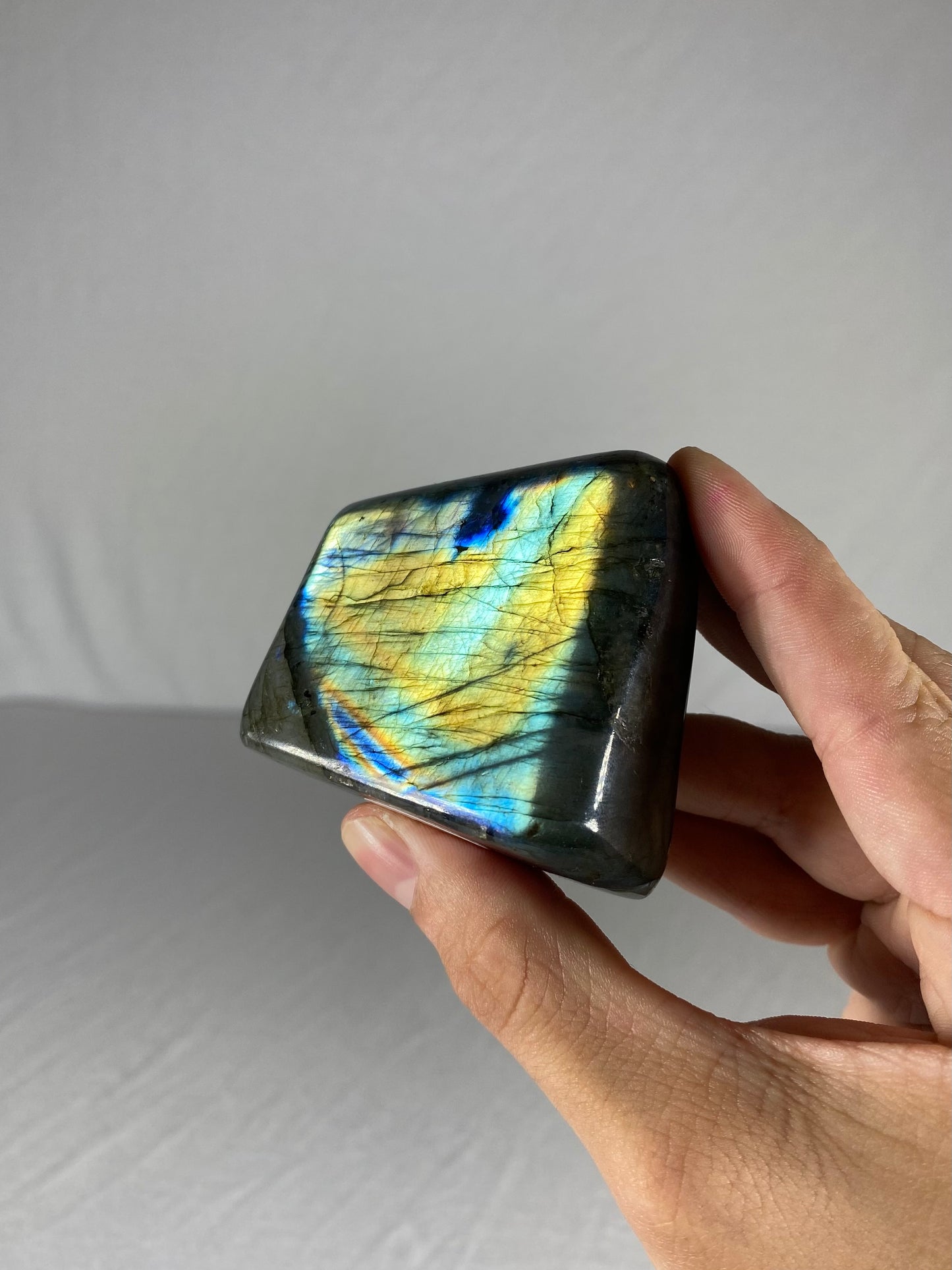Madagascan Polished Labradorite Freeform Mountain (Small L)