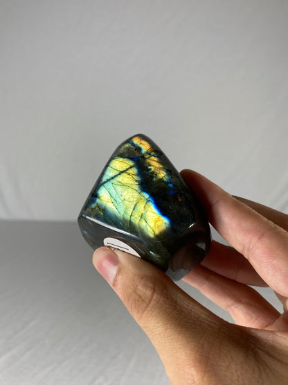 Madagascan Polished Labradorite Freeform Mountain (Small N)