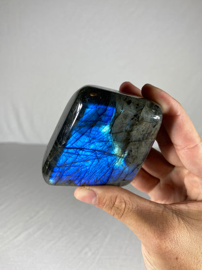 Madagascan Polished Labradorite Freeform Mountain (Small M)