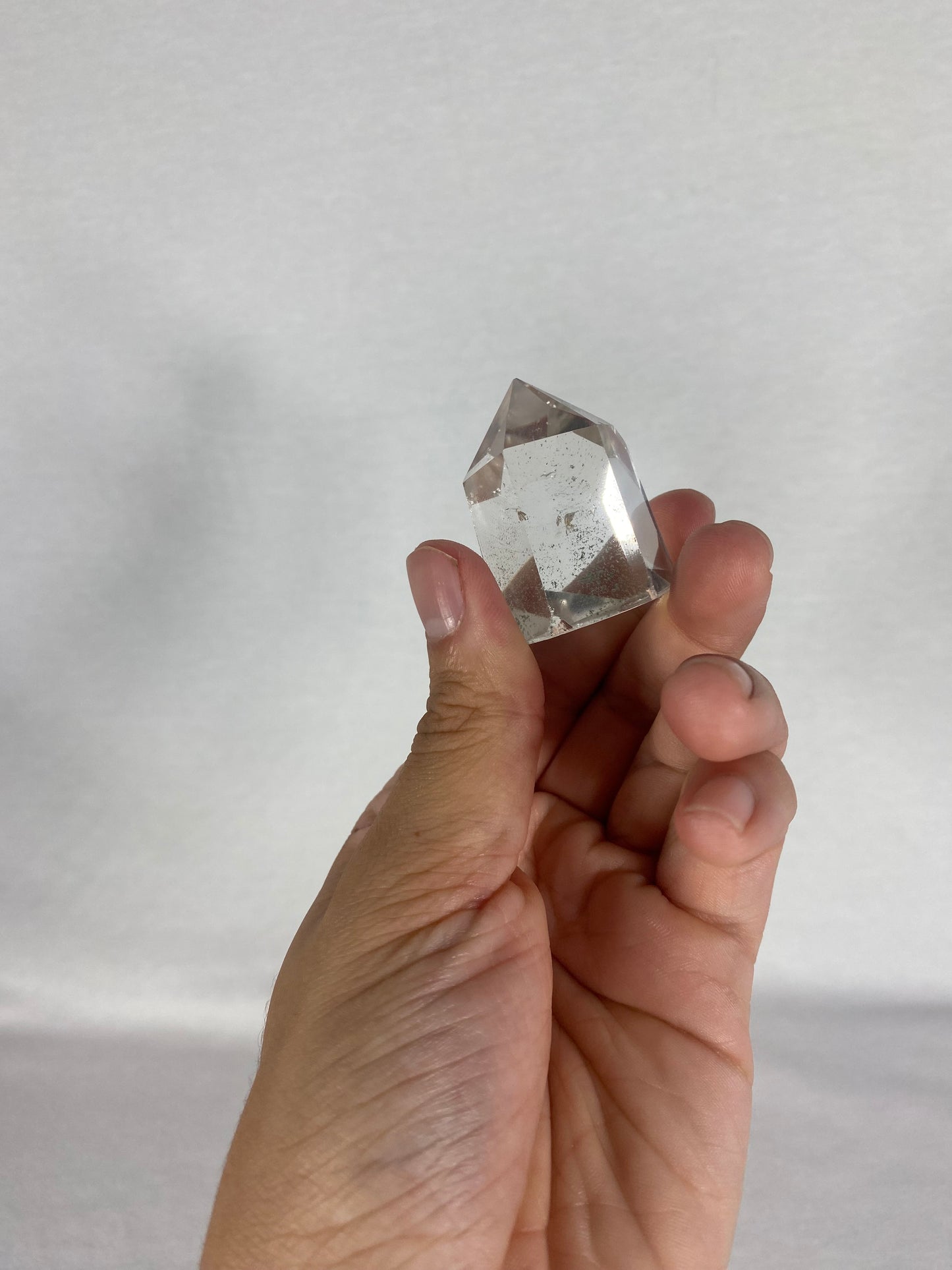Chinese Polished Clear Quartz Tower (C)